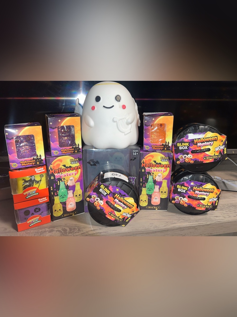 New 11Pc Jumbo Halloween Squishy Bundle